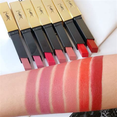 ysl slim matte lipstick swatches.